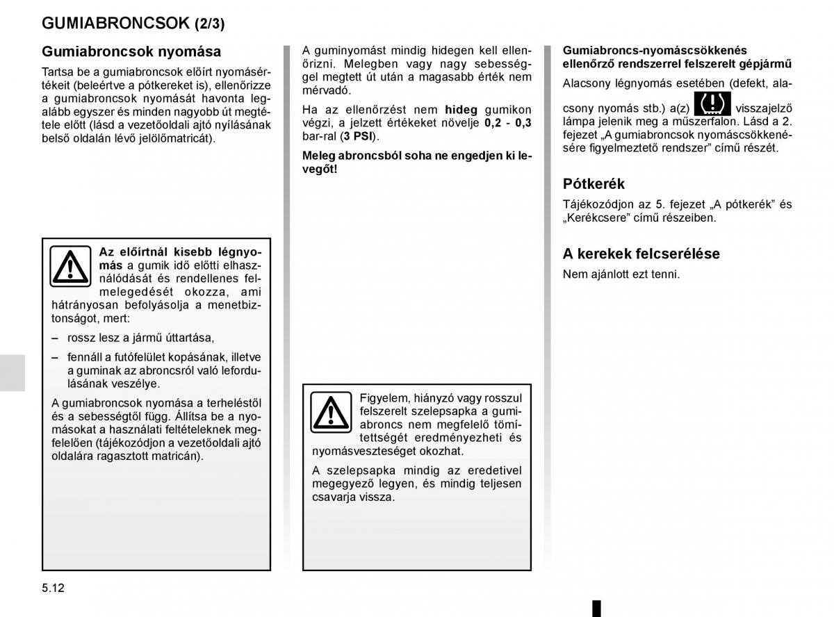 Renault Captur Kezelesi utmutato / page 202