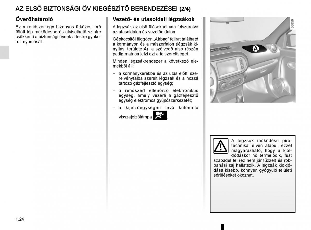 Renault Captur Kezelesi utmutato / page 30