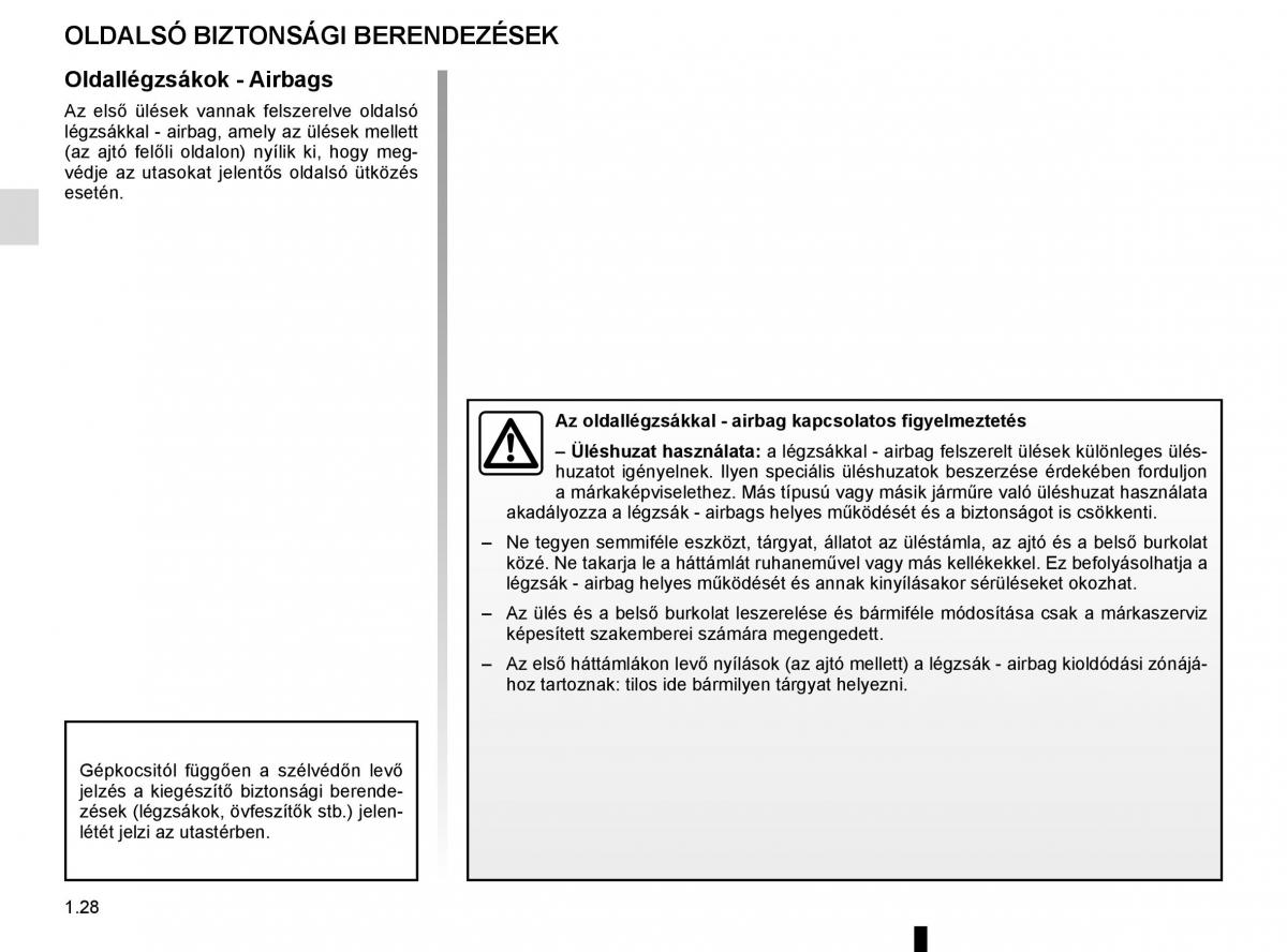 Renault Captur Kezelesi utmutato / page 34