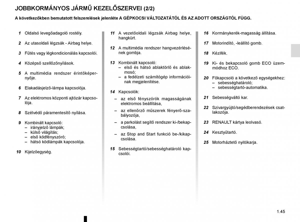 Renault Captur Kezelesi utmutato / page 51