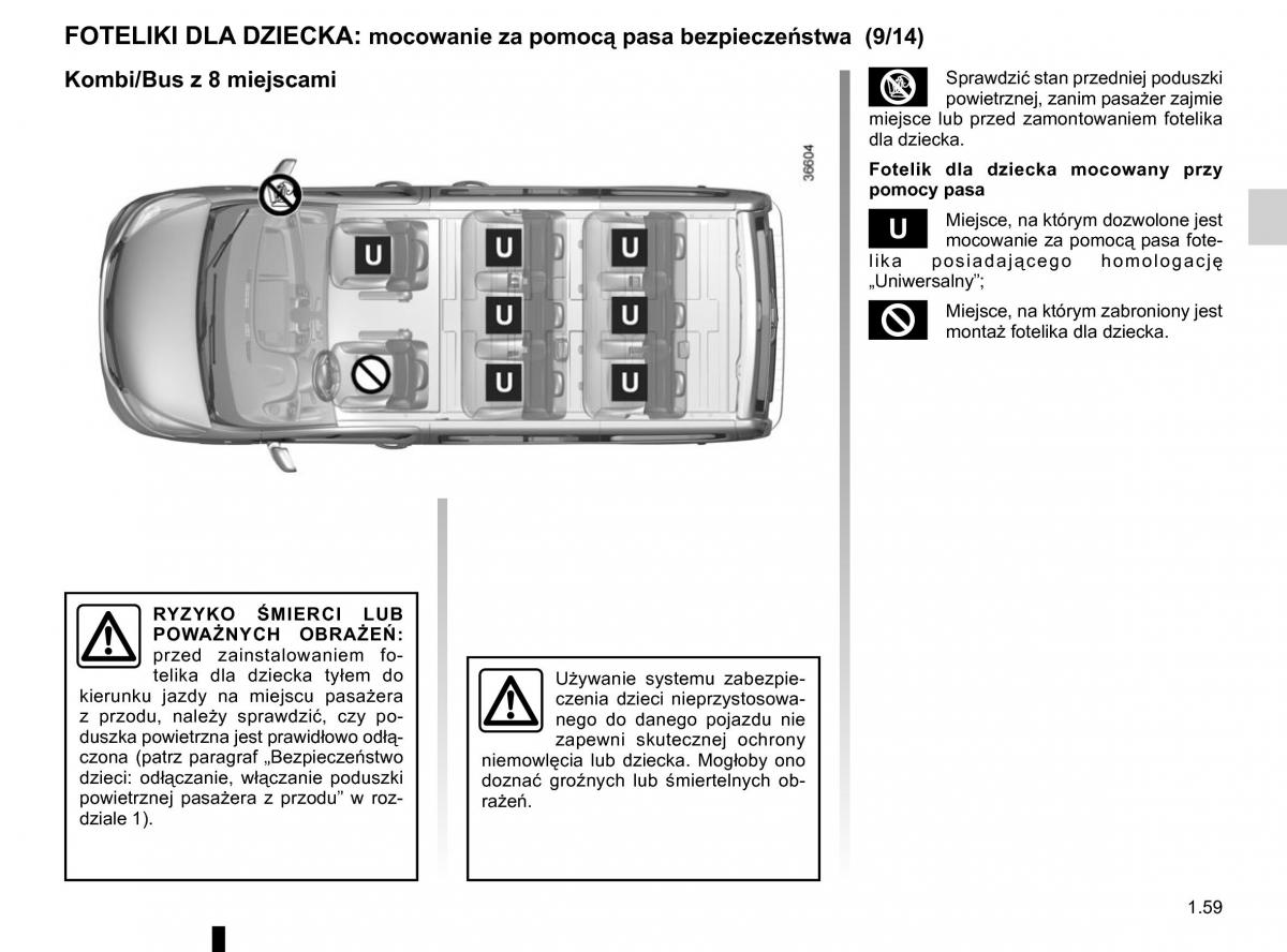 Renault Traffic III 2 instrukcja obslugi / page 65