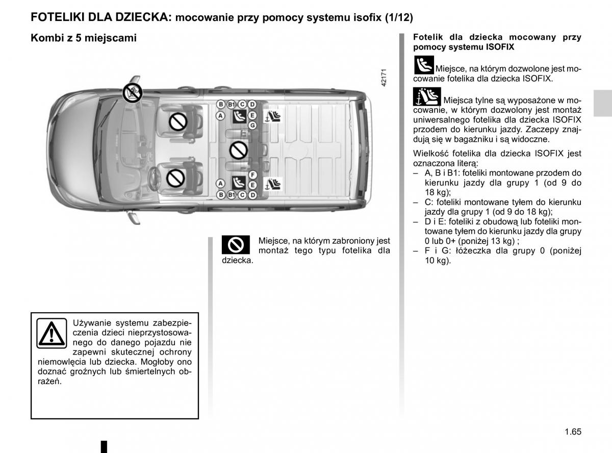 Renault Traffic III 2 instrukcja obslugi / page 71