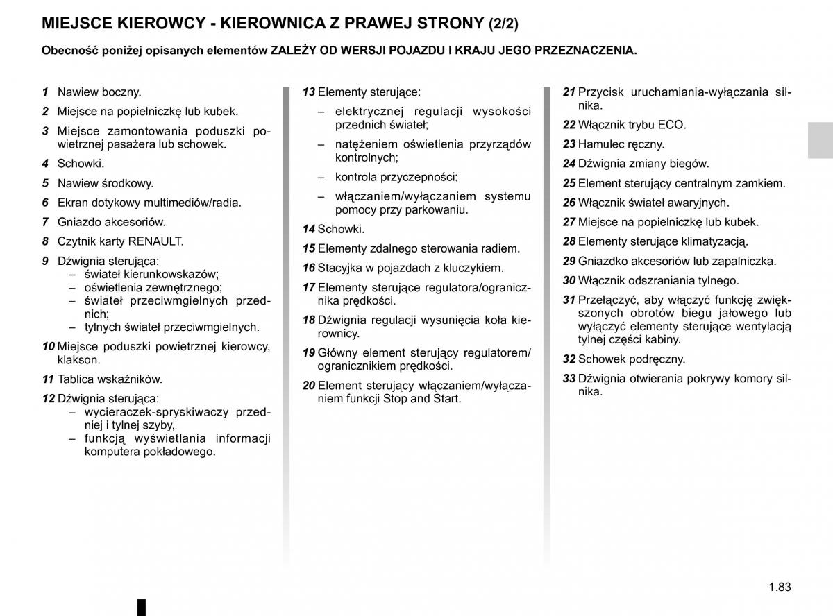 Renault Traffic III 2 instrukcja obslugi / page 89