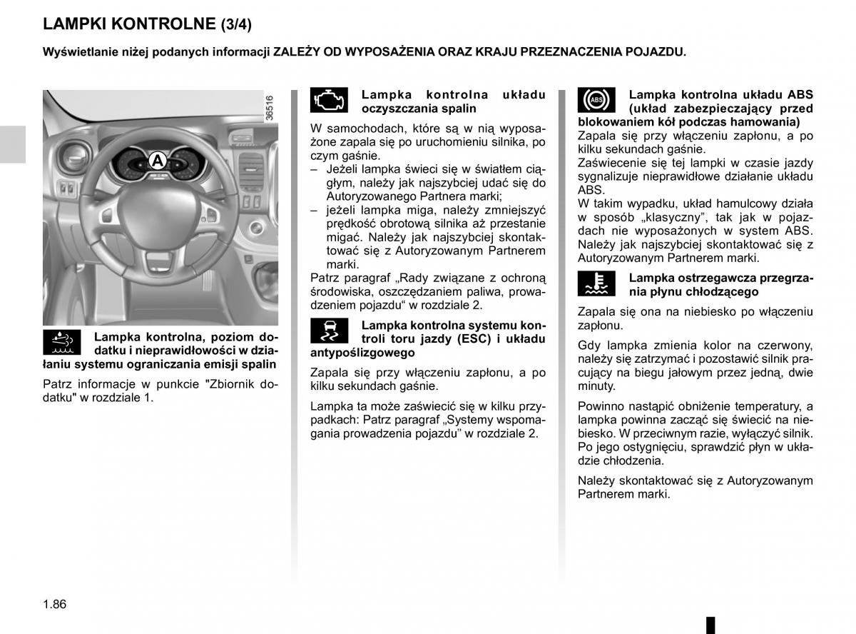 Renault Traffic III 2 instrukcja obslugi / page 92