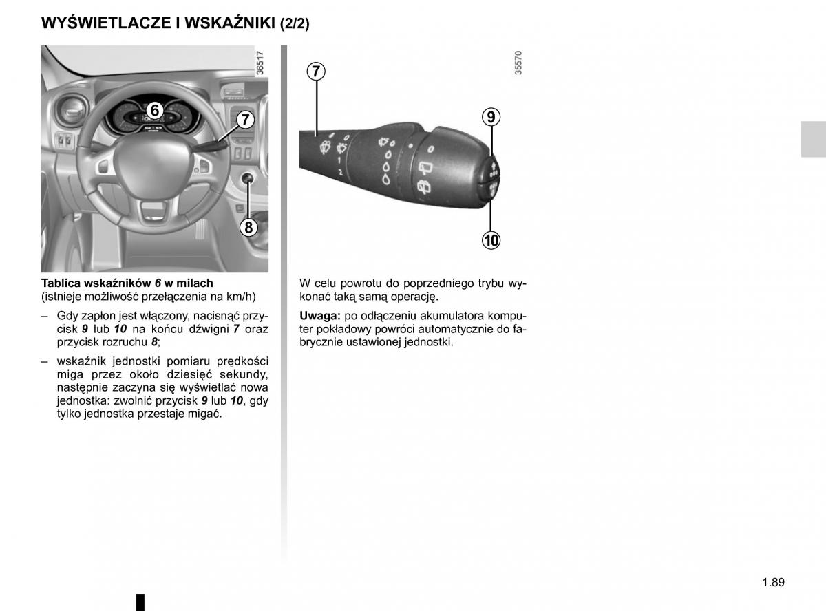 Renault Traffic III 2 instrukcja obslugi / page 95