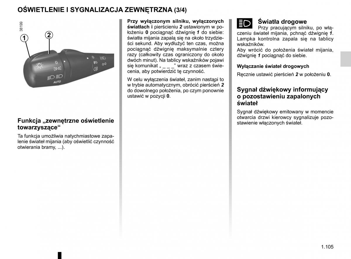 Renault Traffic III 2 instrukcja obslugi / page 111