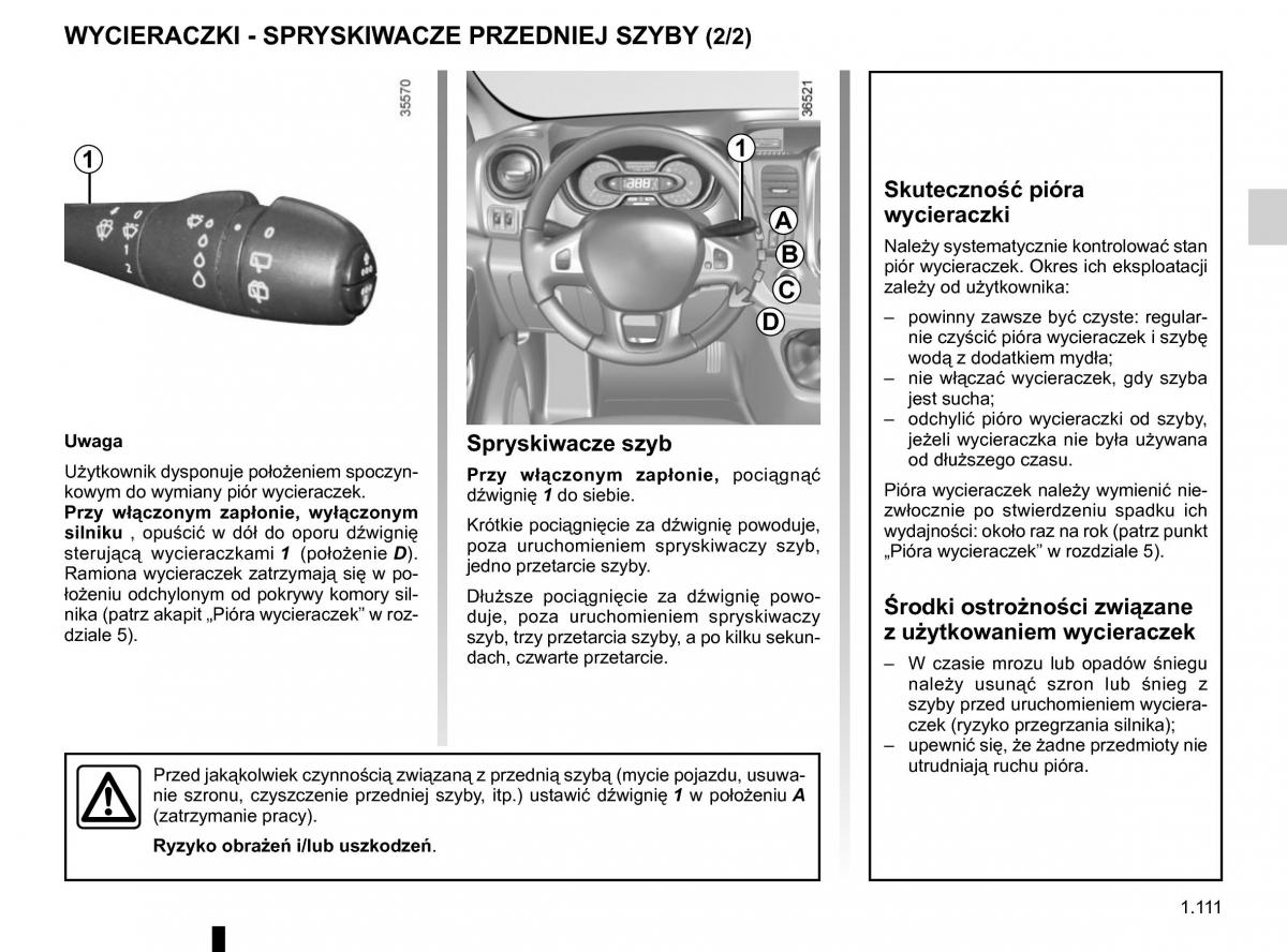 Renault Traffic III 2 instrukcja obslugi / page 117