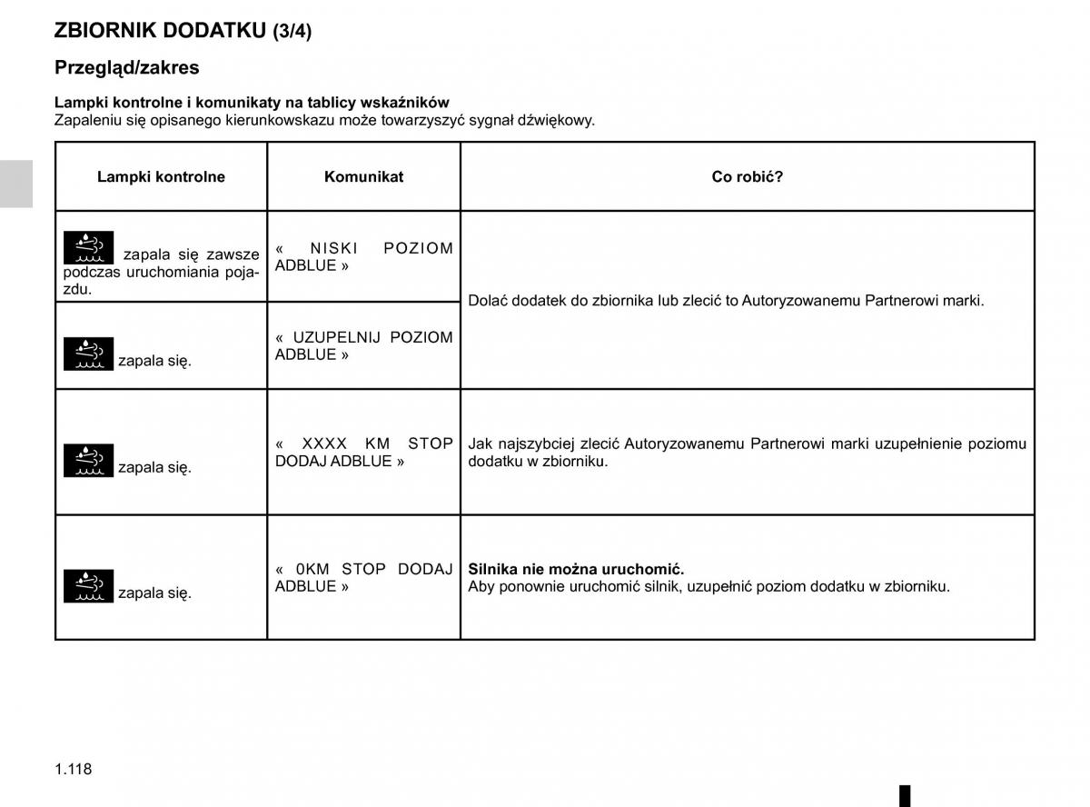 Renault Traffic III 2 instrukcja obslugi / page 124