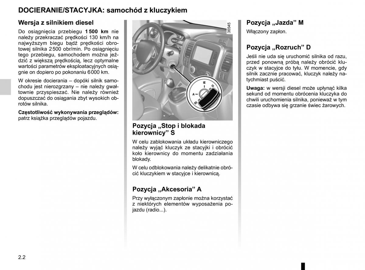 Renault Traffic III 2 instrukcja obslugi / page 128