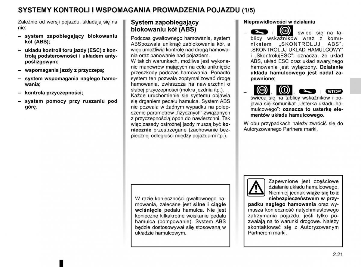 Renault Traffic III 2 instrukcja obslugi / page 147