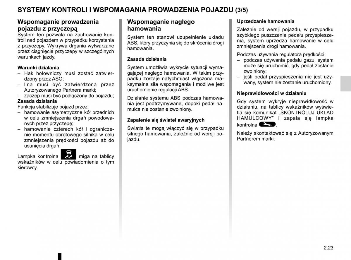 Renault Traffic III 2 instrukcja obslugi / page 149