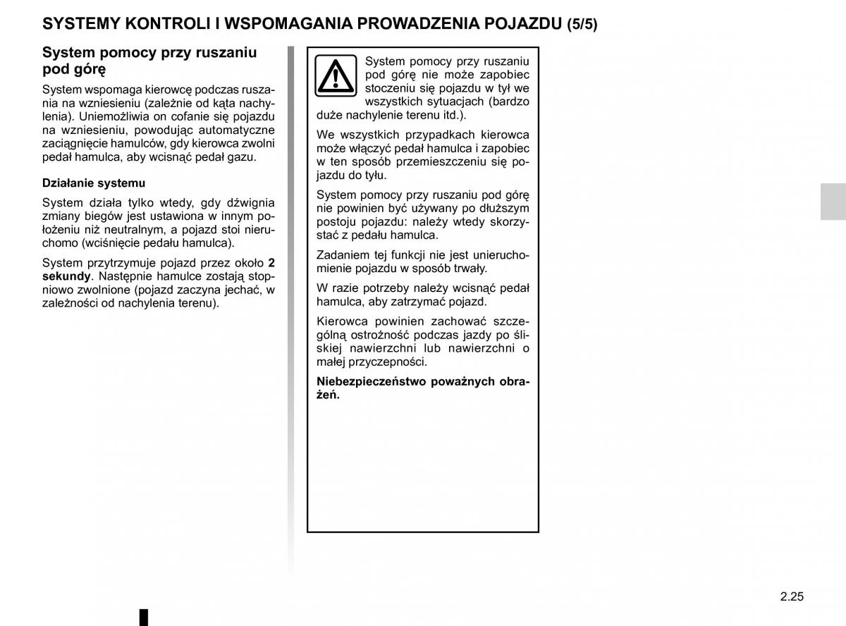 Renault Traffic III 2 instrukcja obslugi / page 151