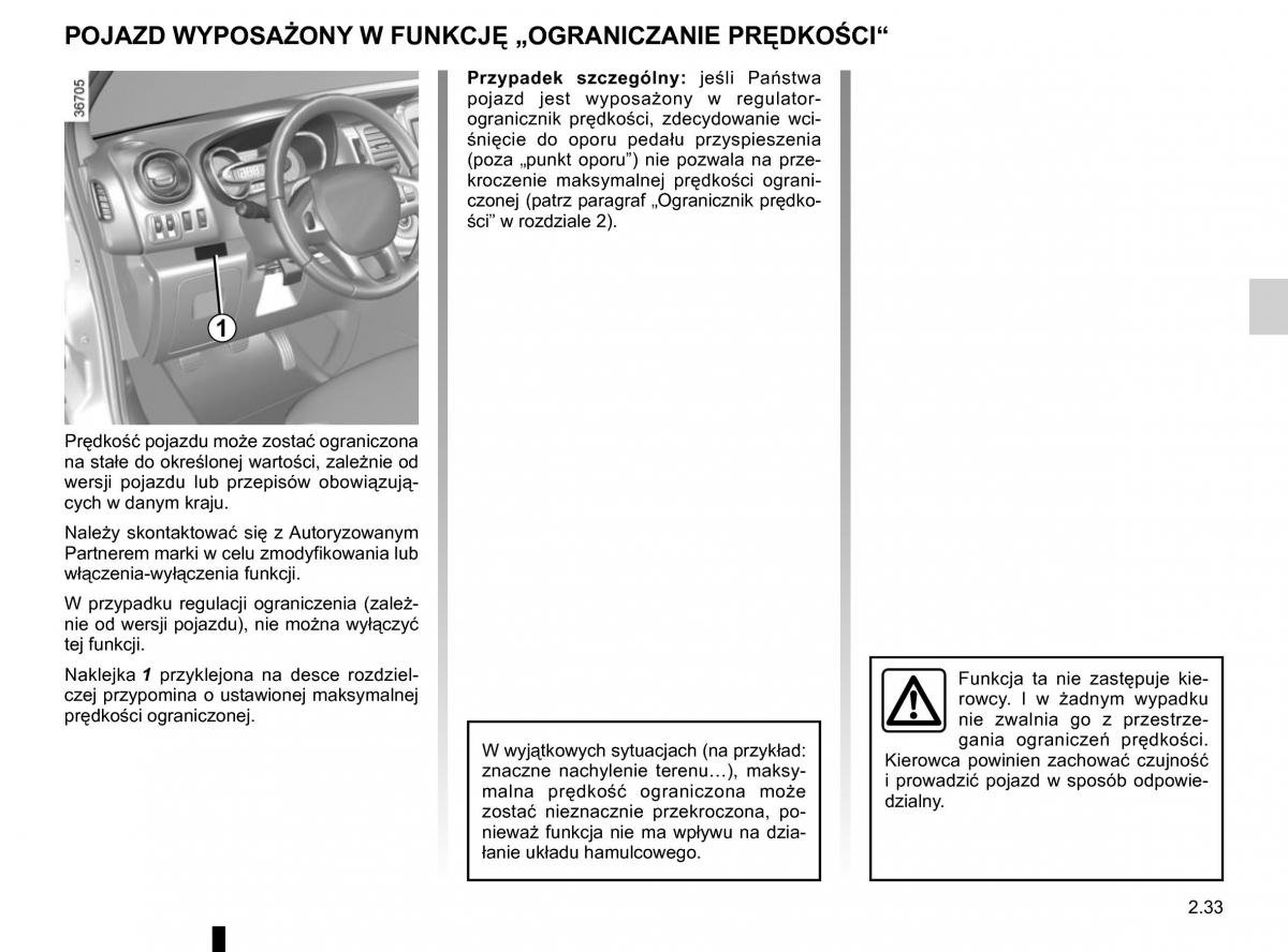 Renault Traffic III 2 instrukcja obslugi / page 159