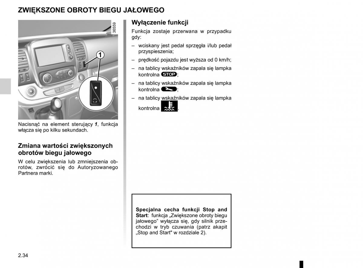 Renault Traffic III 2 instrukcja obslugi / page 160