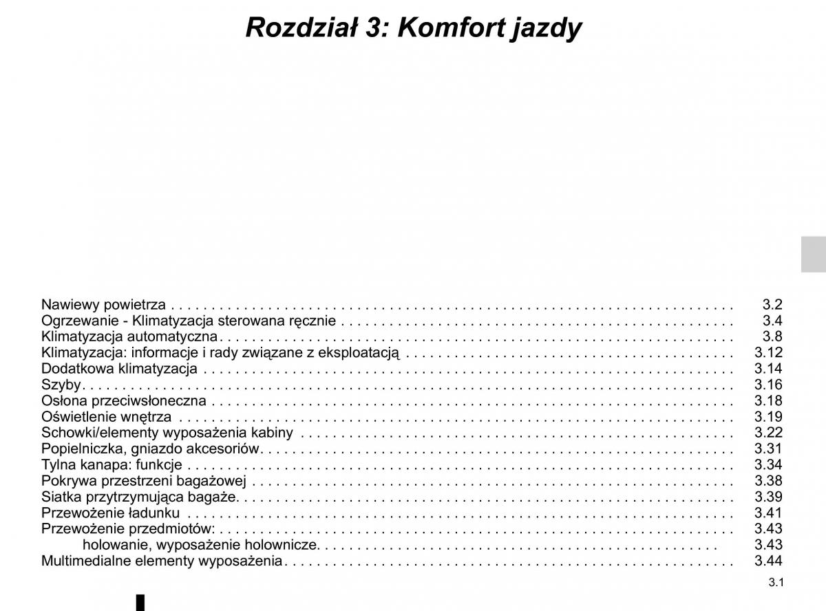 Renault Traffic III 2 instrukcja obslugi / page 165