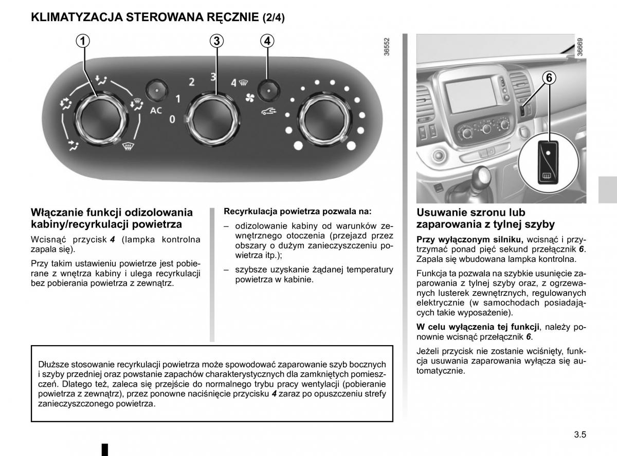 Renault Traffic III 2 instrukcja obslugi / page 169