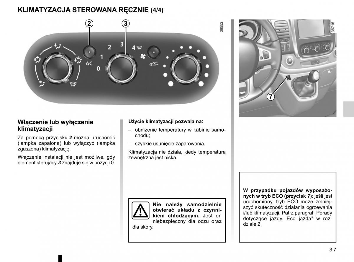 Renault Traffic III 2 instrukcja obslugi / page 171