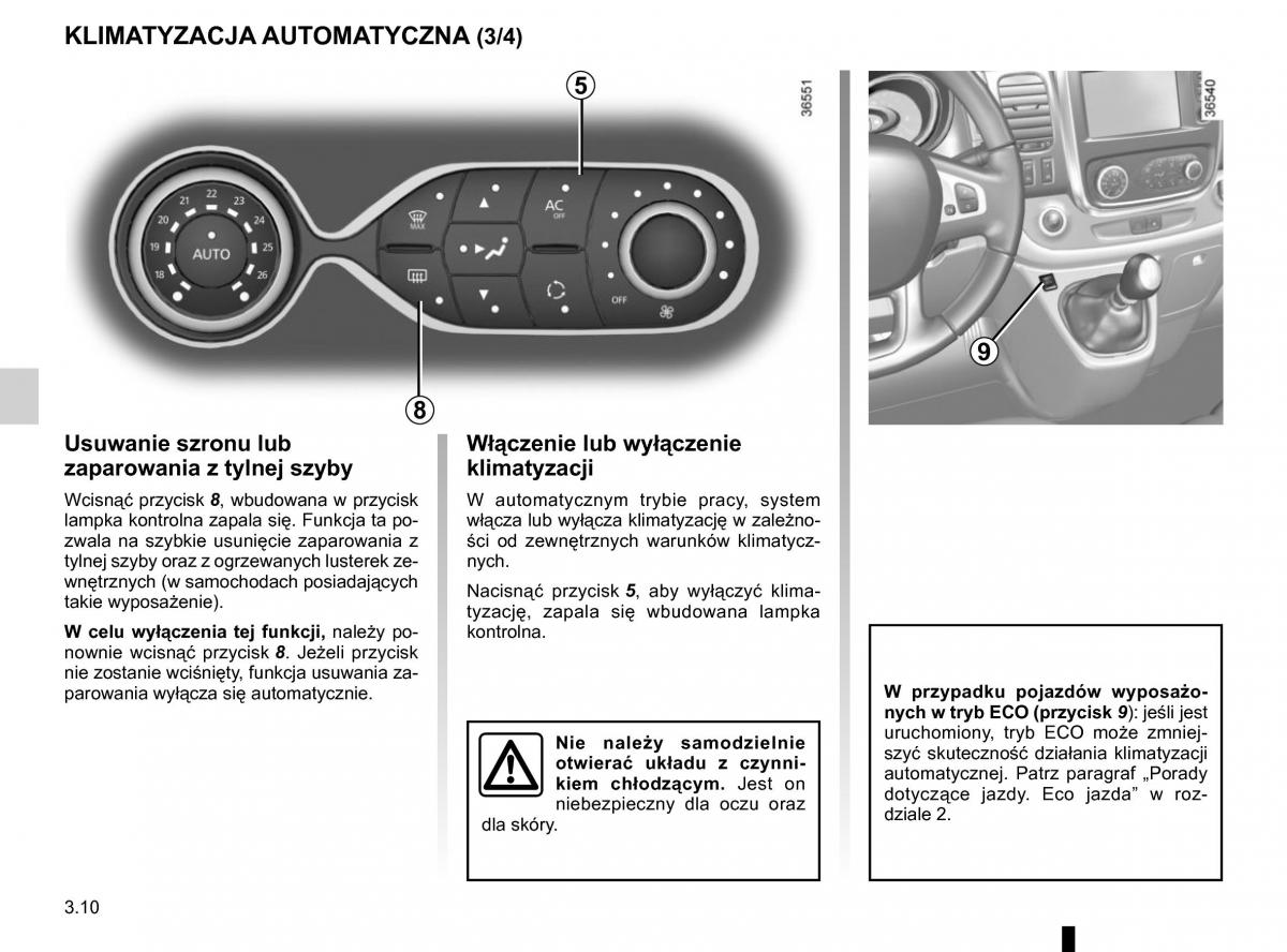 Renault Traffic III 2 instrukcja obslugi / page 174