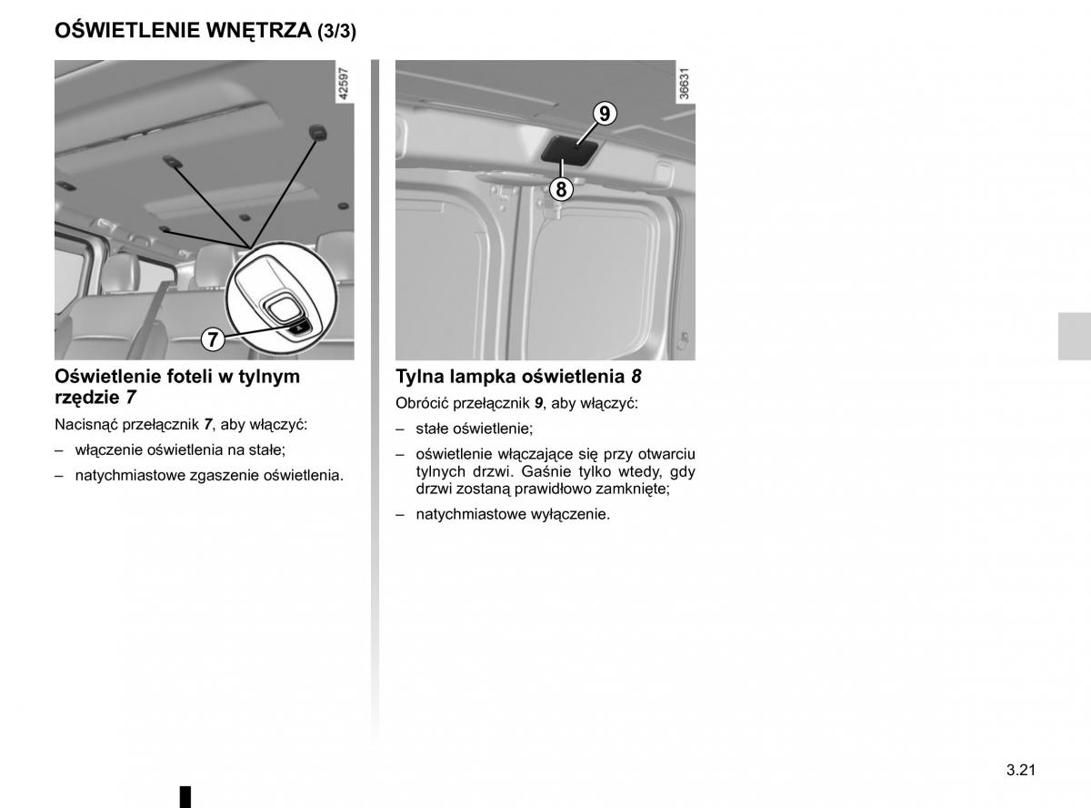 Renault Traffic III 2 instrukcja obslugi / page 185