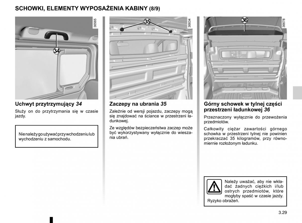 Renault Traffic III 2 instrukcja obslugi / page 193