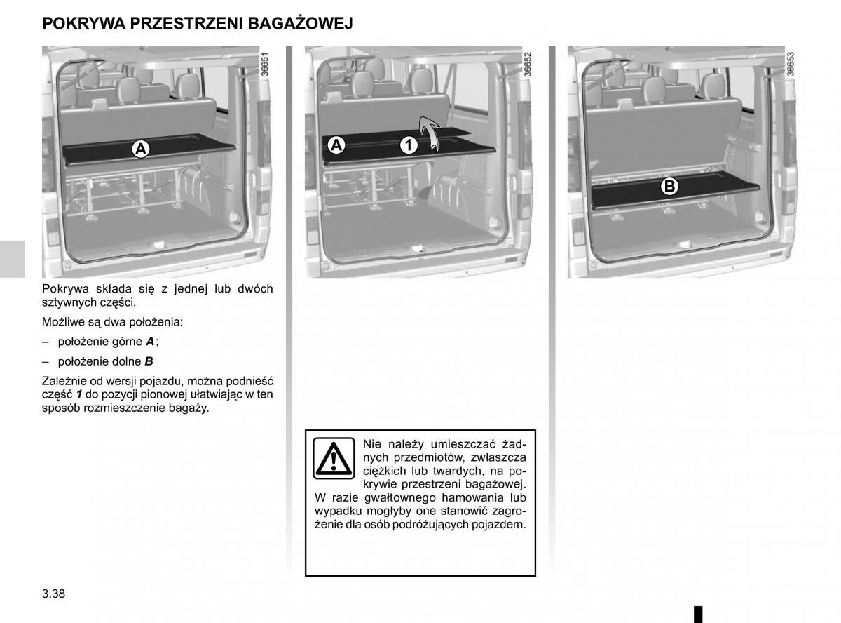 Renault Traffic III 2 instrukcja obslugi / page 202