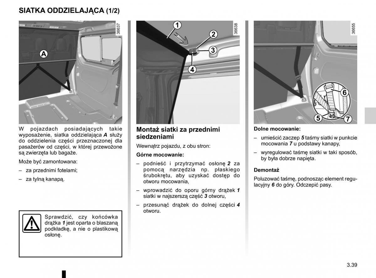 Renault Traffic III 2 instrukcja obslugi / page 203