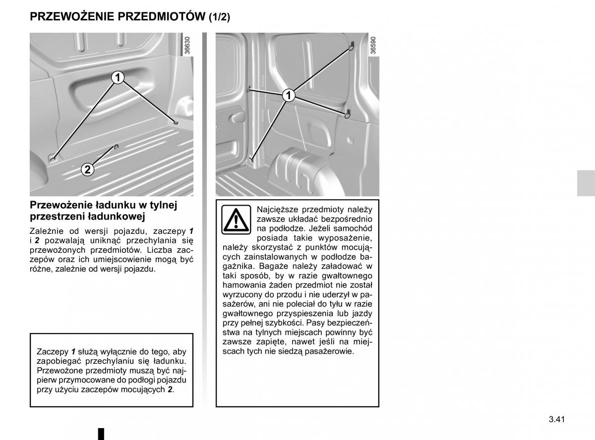 Renault Traffic III 2 instrukcja obslugi / page 205