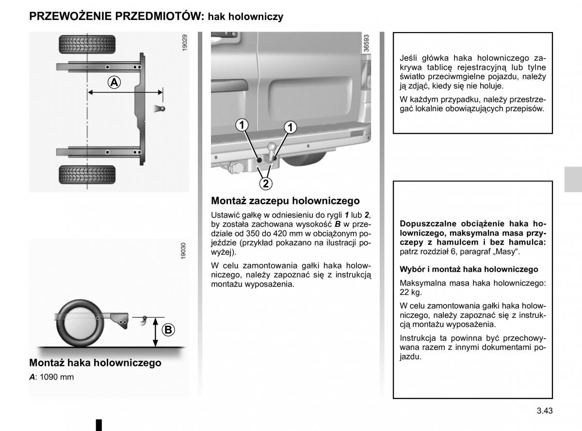 Renault Traffic III 2 instrukcja obslugi / page 207