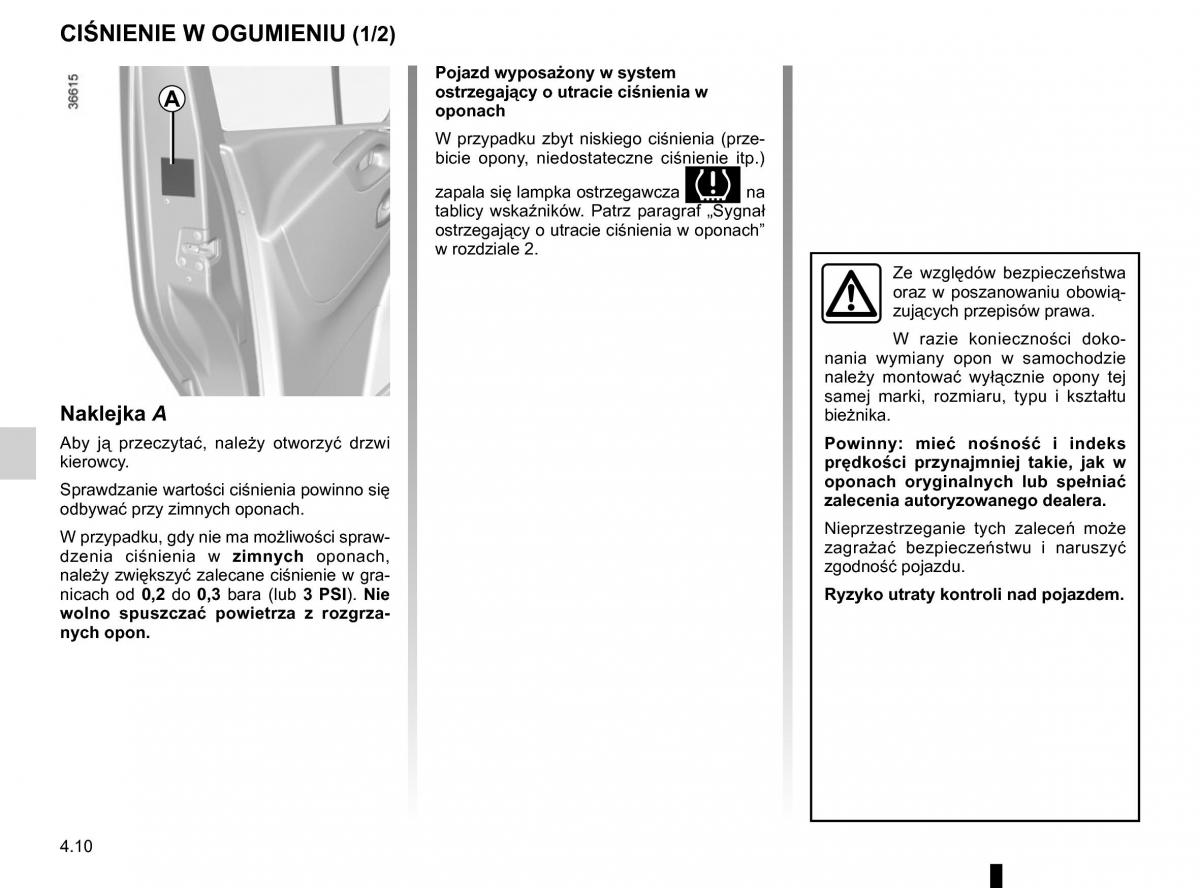 Renault Traffic III 2 instrukcja obslugi / page 218