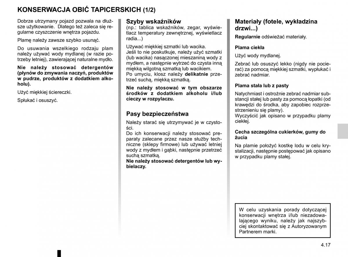 Renault Traffic III 2 instrukcja obslugi / page 225