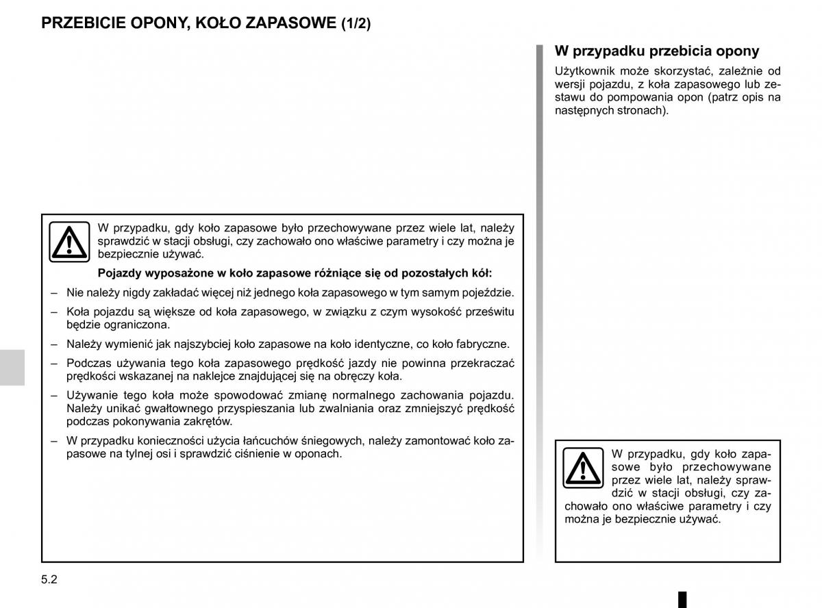 Renault Traffic III 2 instrukcja obslugi / page 228