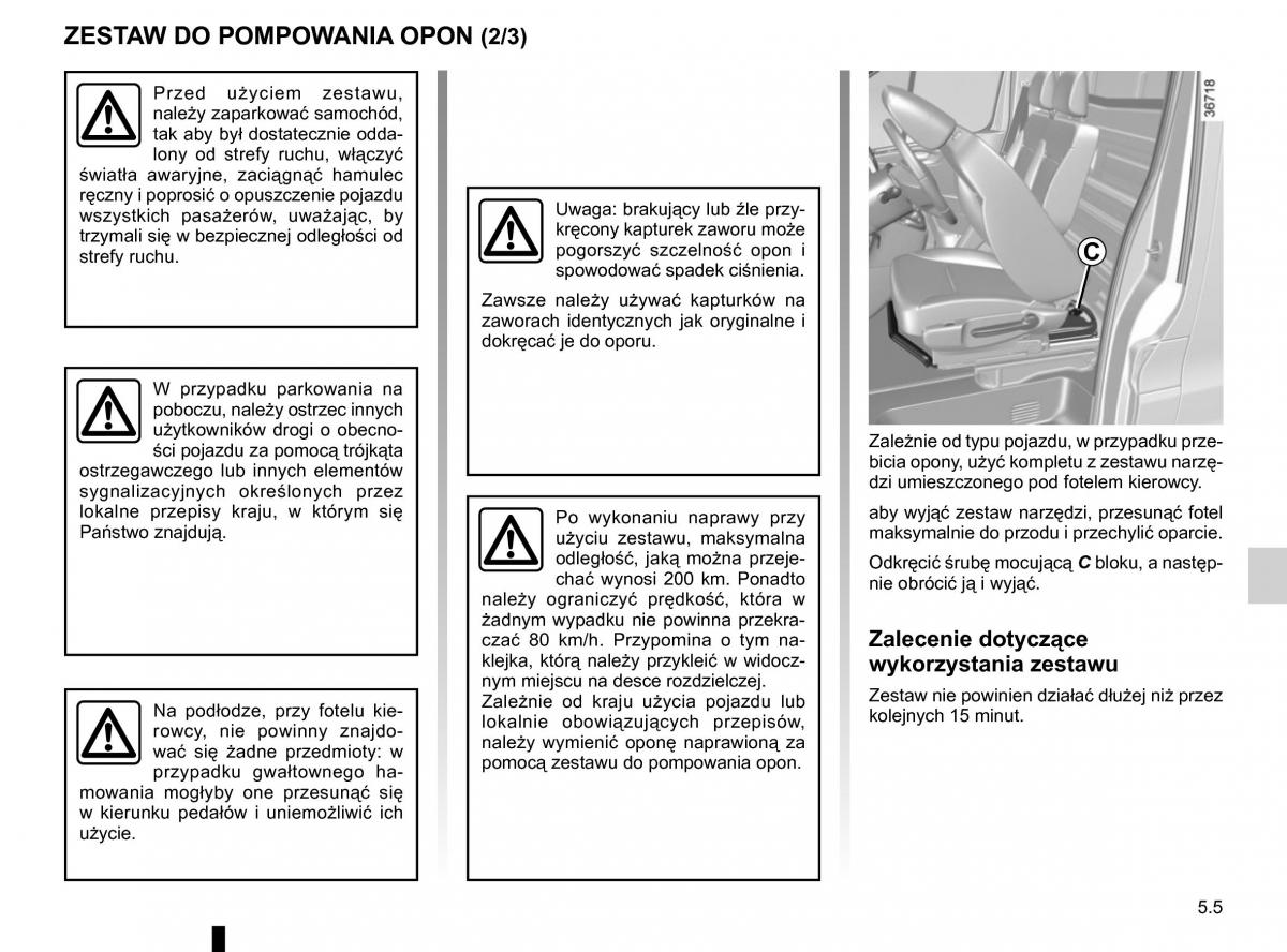 Renault Traffic III 2 instrukcja obslugi / page 231