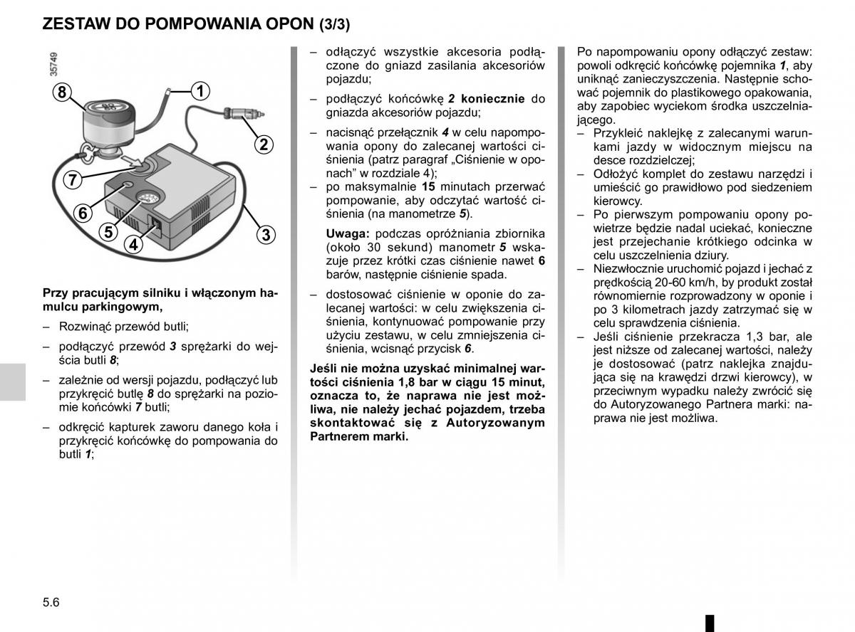 Renault Traffic III 2 instrukcja obslugi / page 232