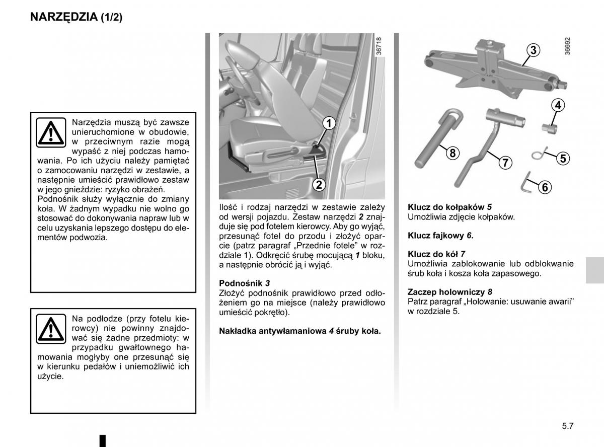 Renault Traffic III 2 instrukcja obslugi / page 233