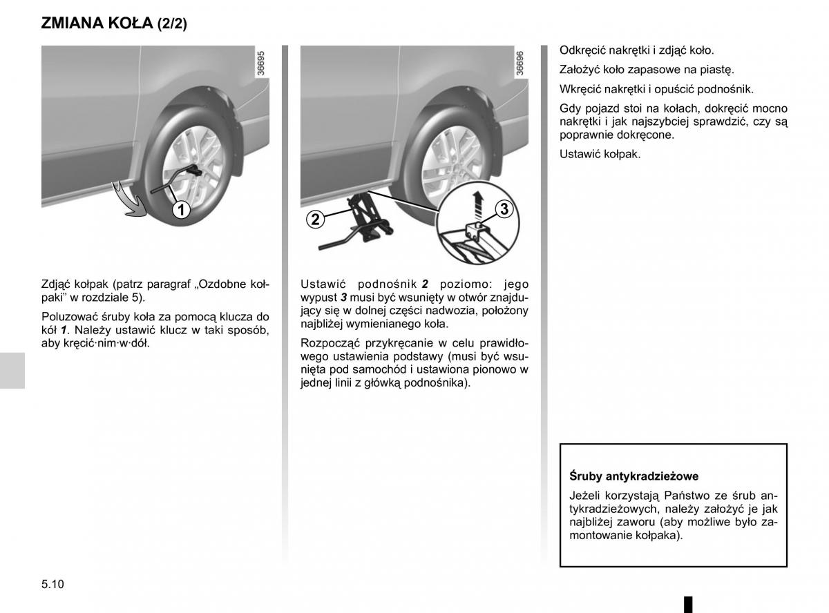 Renault Traffic III 2 instrukcja obslugi / page 236