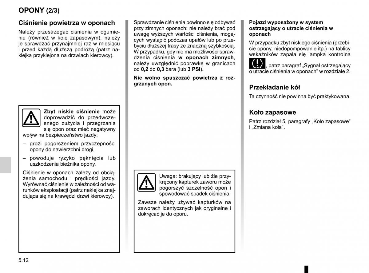 Renault Traffic III 2 instrukcja obslugi / page 238