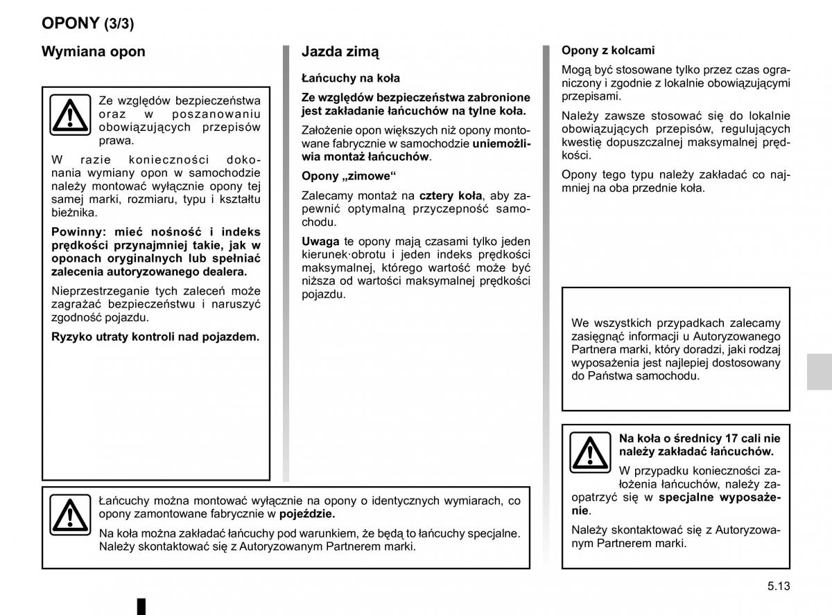 Renault Traffic III 2 instrukcja obslugi / page 239