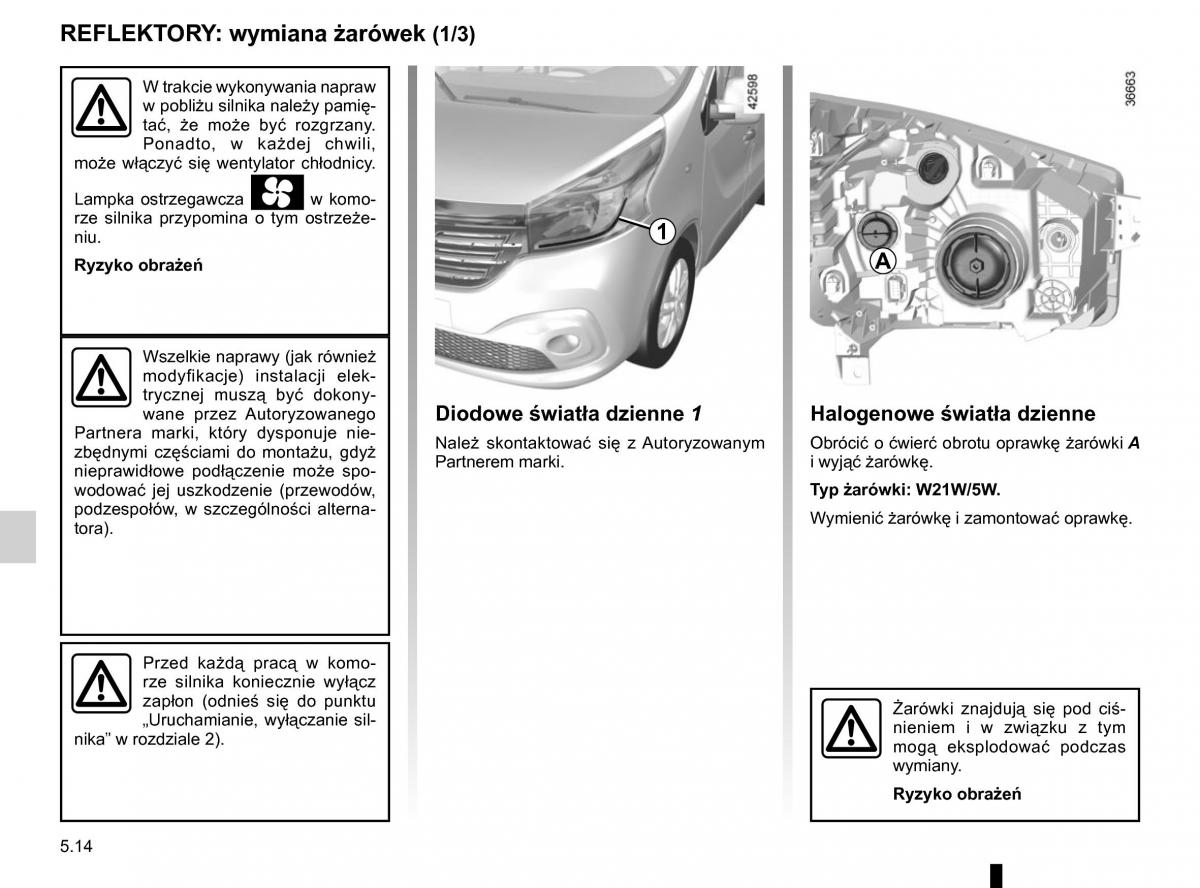 Renault Traffic III 2 instrukcja obslugi / page 240