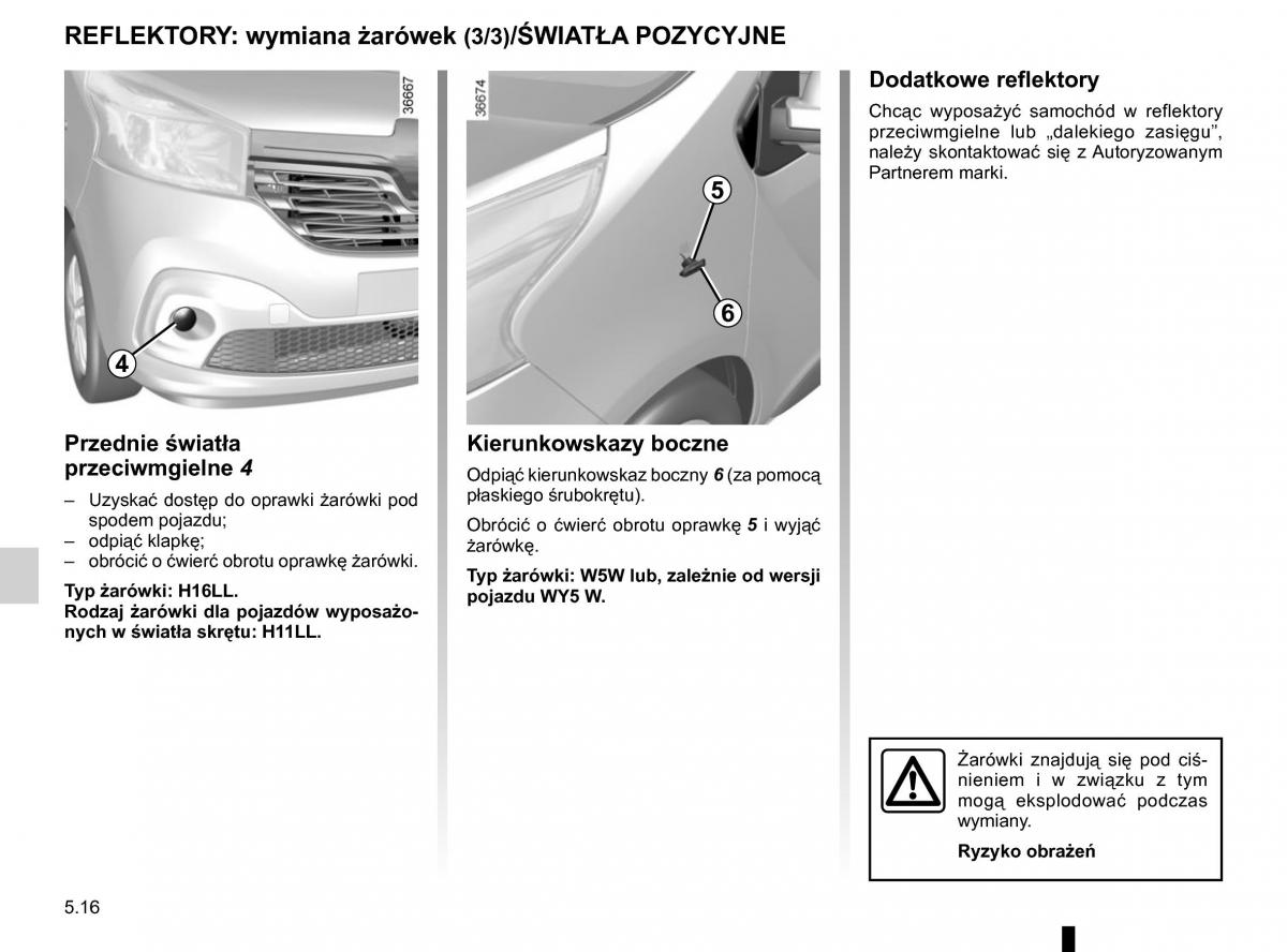 Renault Traffic III 2 instrukcja obslugi / page 242