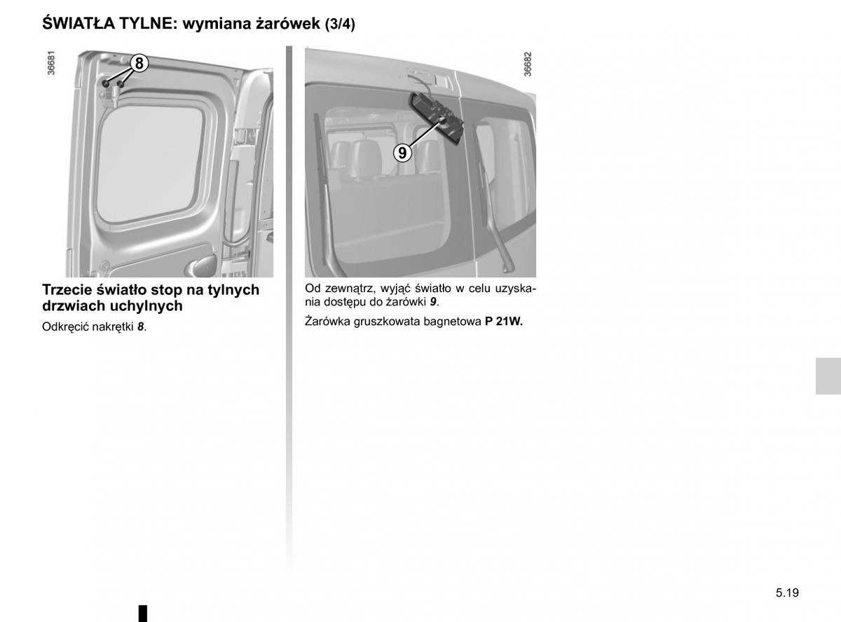 Renault Traffic III 2 instrukcja obslugi / page 245