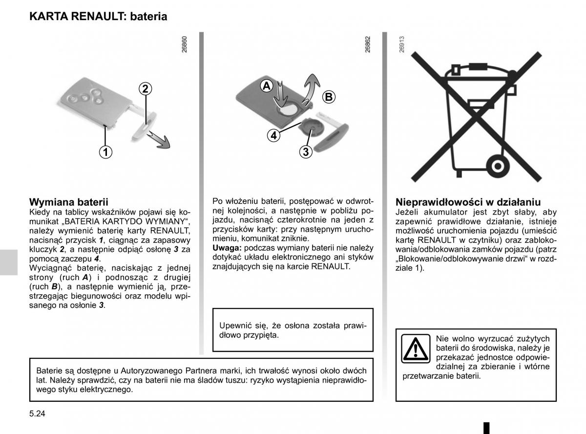 Renault Traffic III 2 instrukcja obslugi / page 250