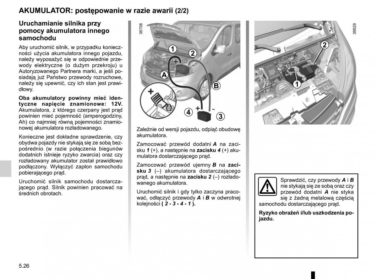 Renault Traffic III 2 instrukcja obslugi / page 252