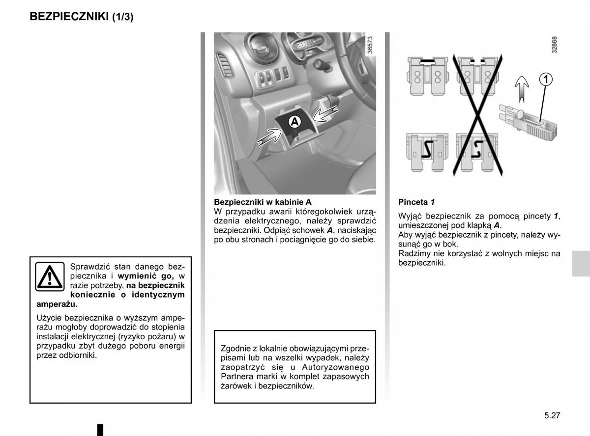 Renault Traffic III 2 instrukcja obslugi / page 253