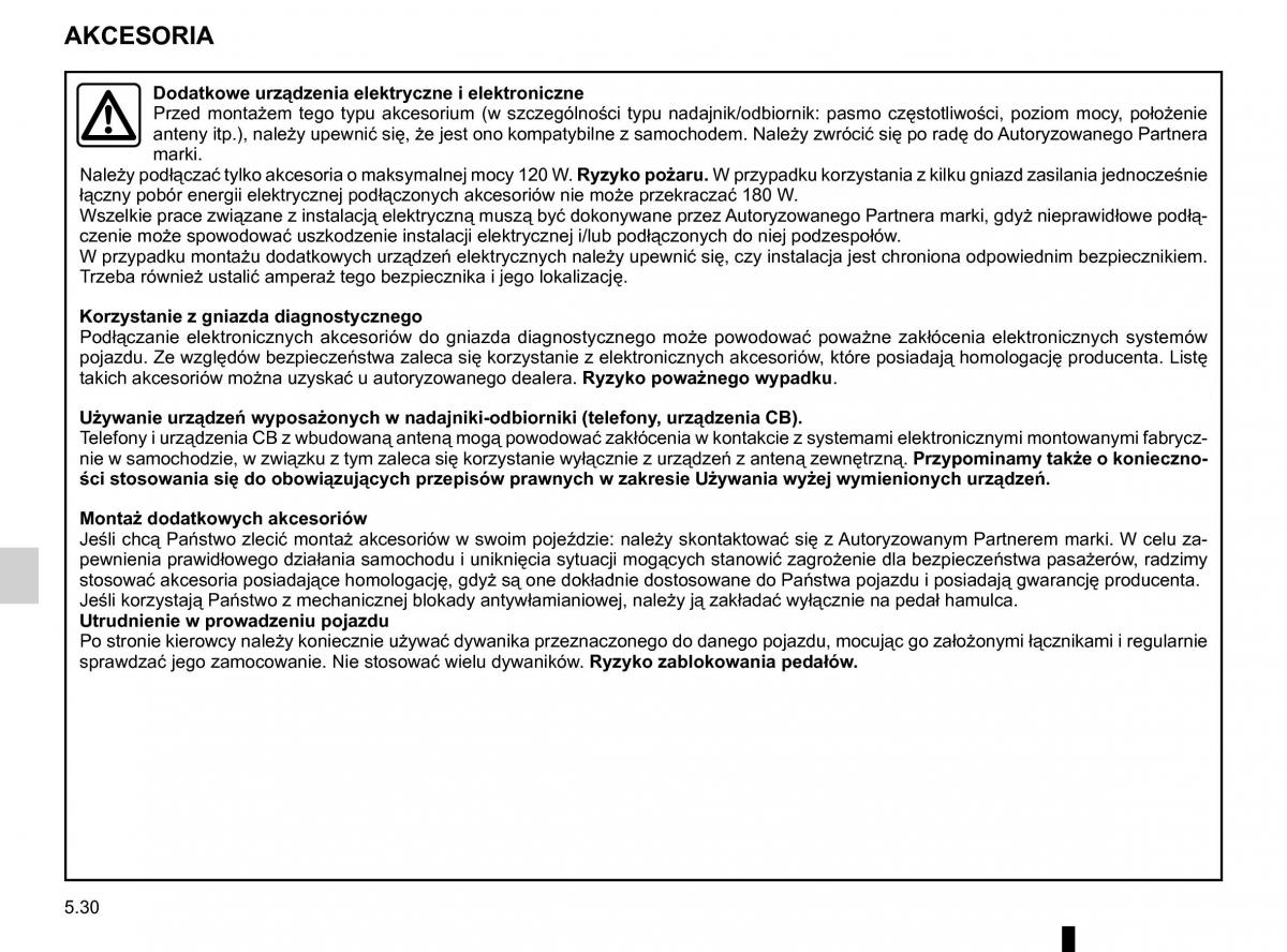 Renault Traffic III 2 instrukcja obslugi / page 256