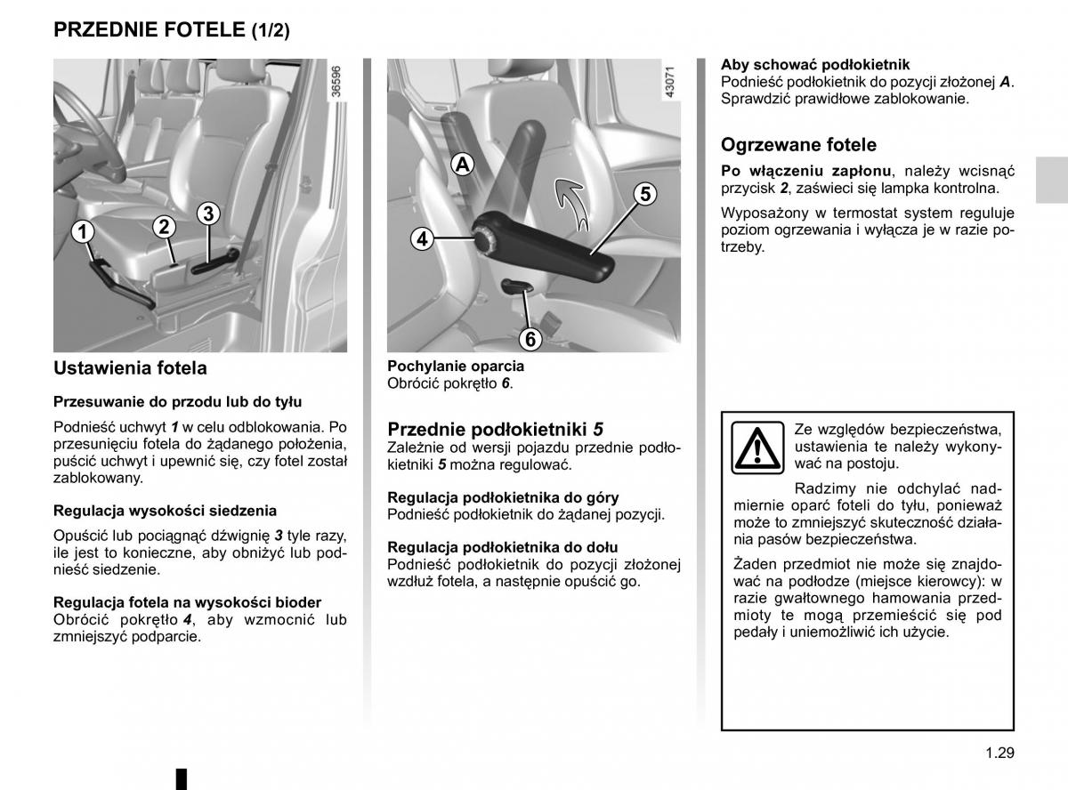 Renault Traffic III 2 instrukcja obslugi / page 35