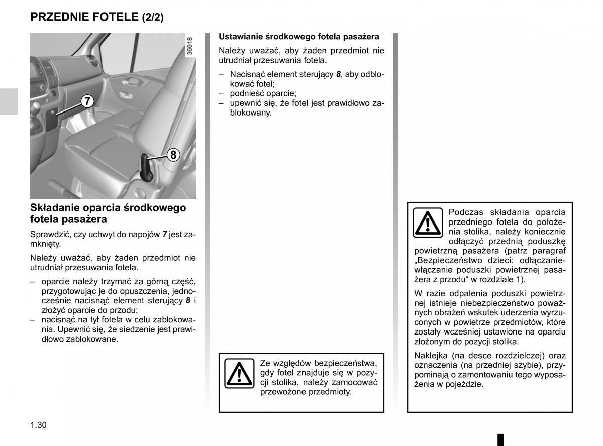 Renault Traffic III 2 instrukcja obslugi / page 36