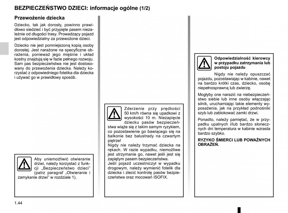 Renault Traffic III 2 instrukcja obslugi / page 50