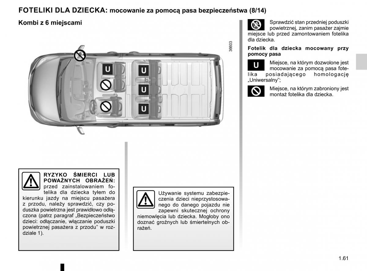 Renault Traffic III 2 FL instrukcja obslugi / page 67