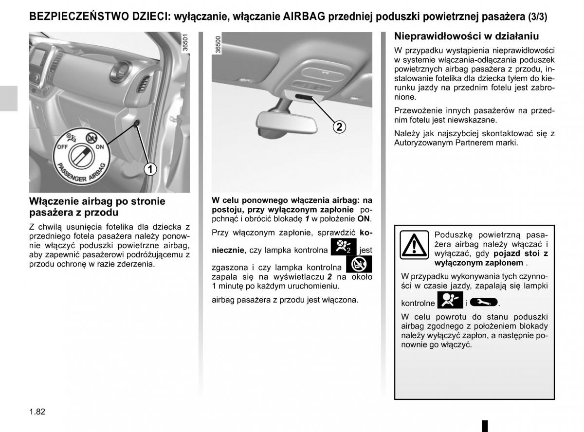 Renault Traffic III 2 FL instrukcja obslugi / page 88