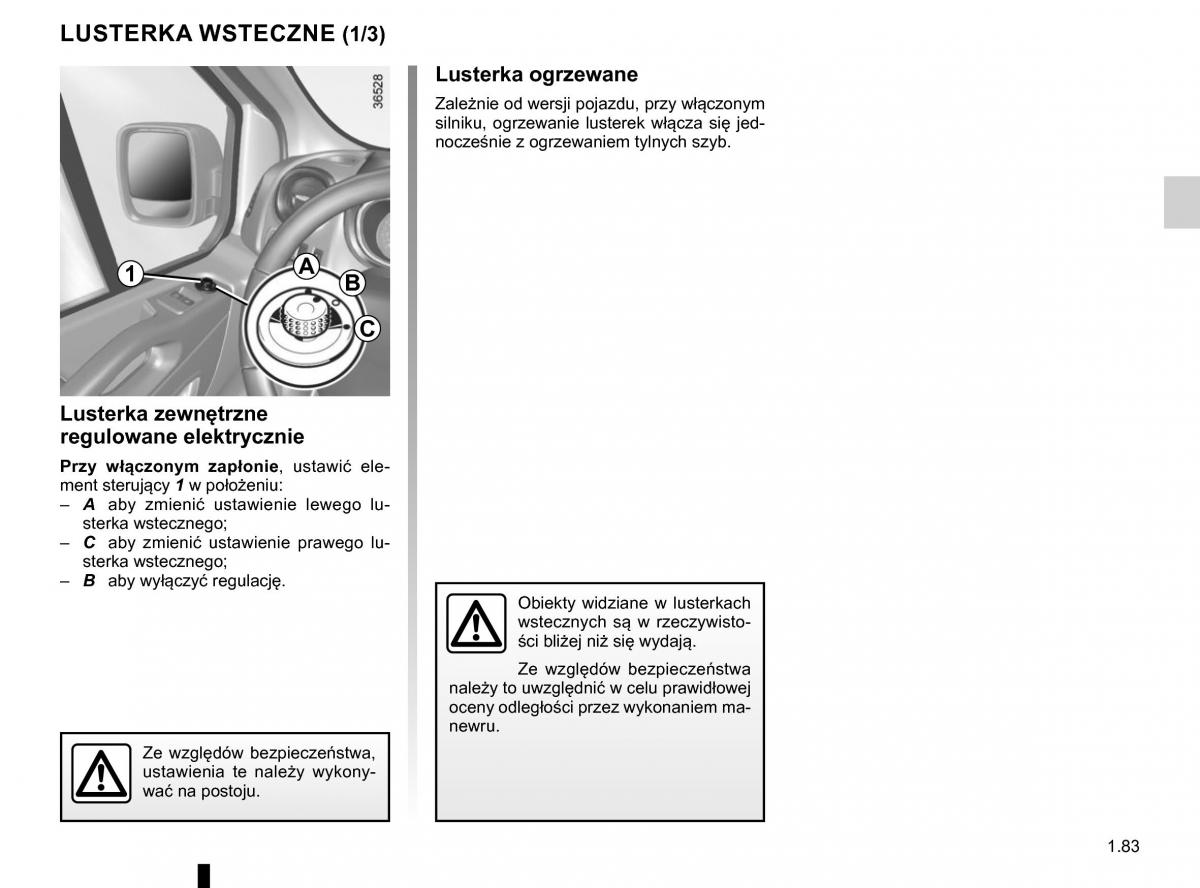 Renault Traffic III 2 FL instrukcja obslugi / page 89